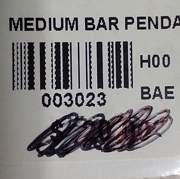 Benny and Ezra make it count goldtone bar necklace - Picture 2 of 4